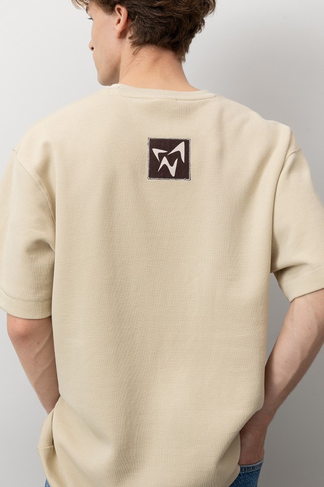 Beige Relaxed T-Shirt Beige Relaxed T-Shirt