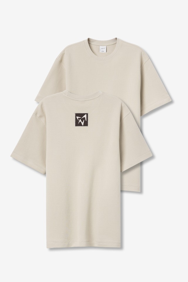 Beige Relaxed T-Shirt Beige Relaxed T-Shirt