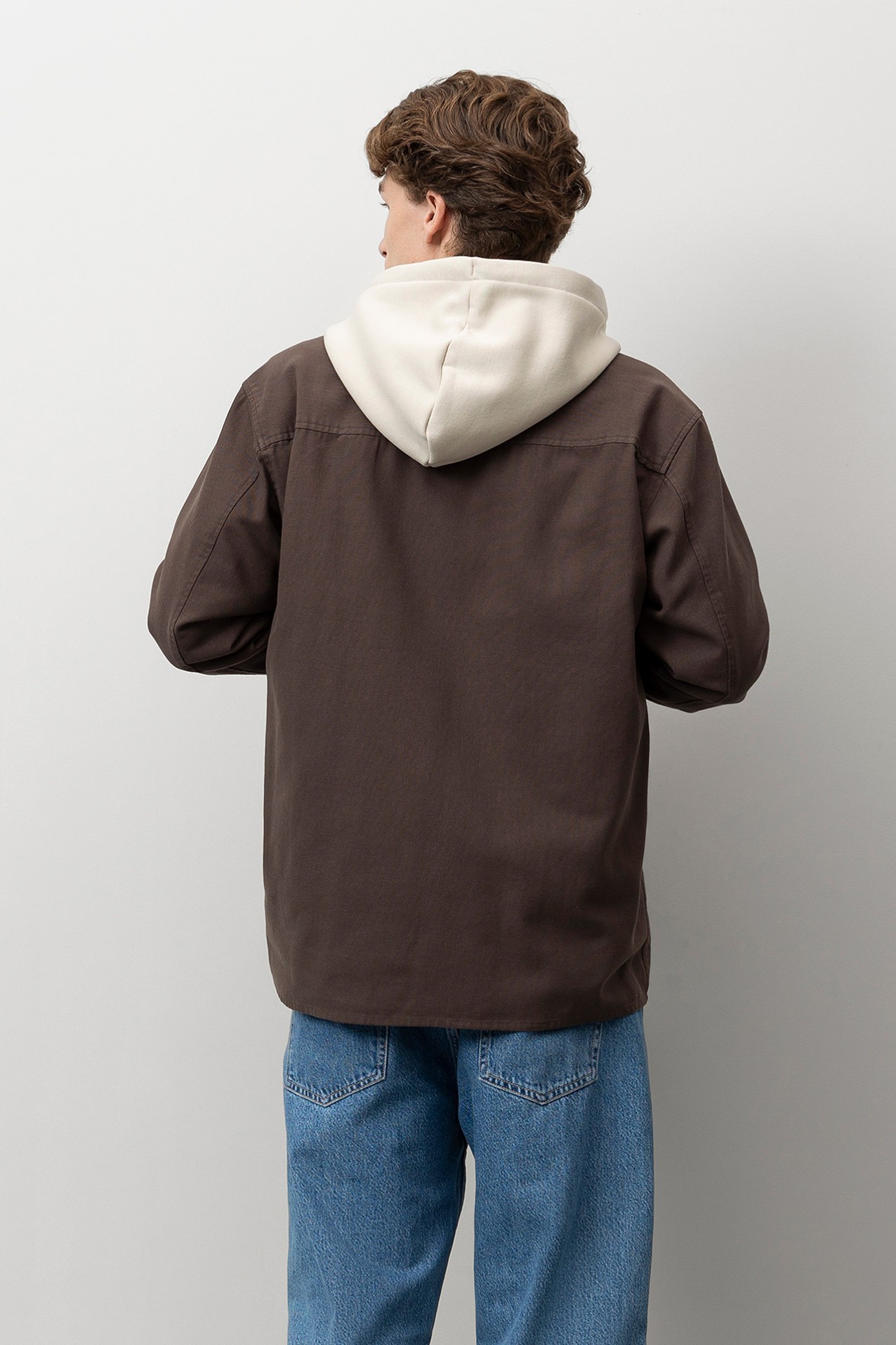 Camisa marrn relajada