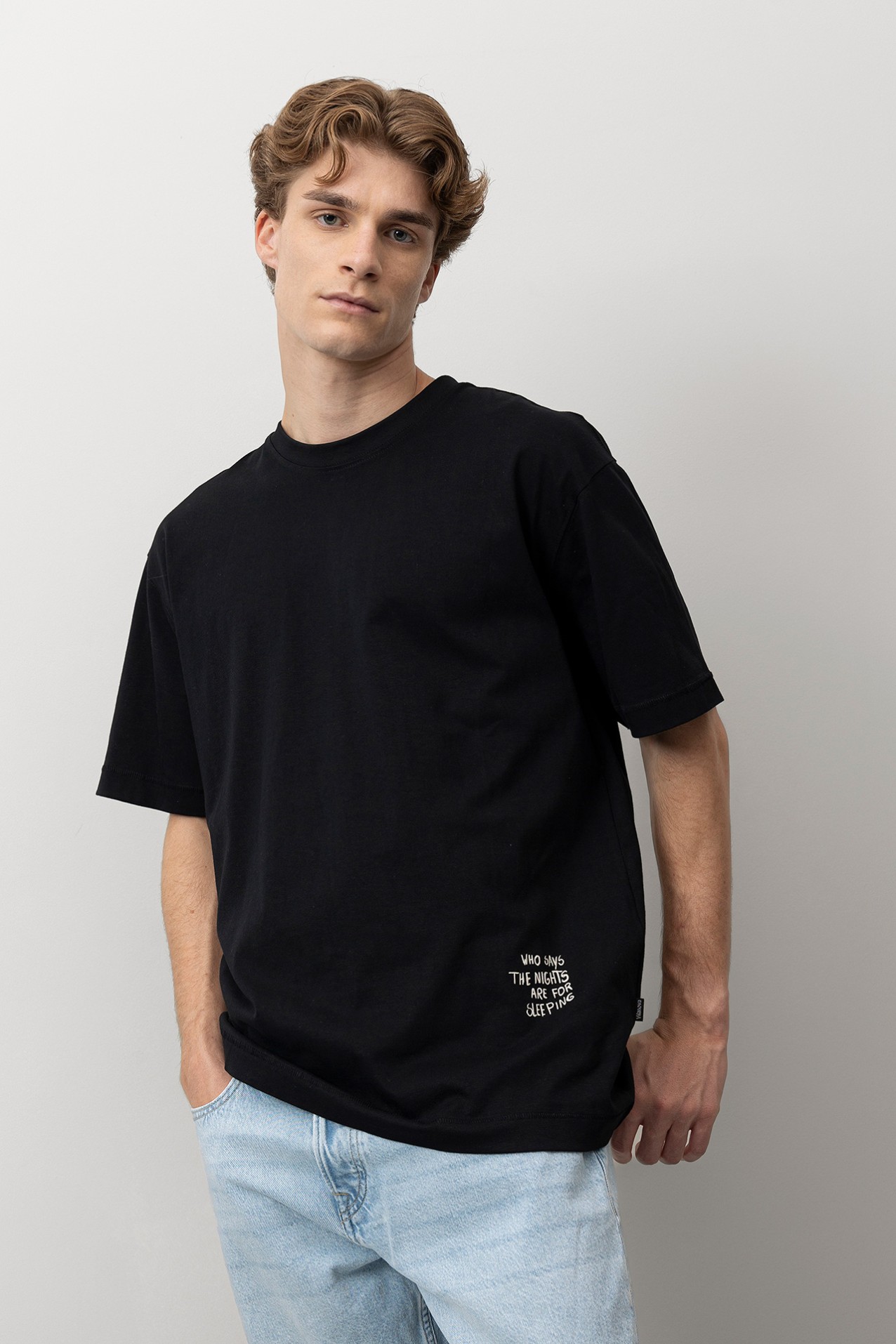 T-shirt Relaxed Preta