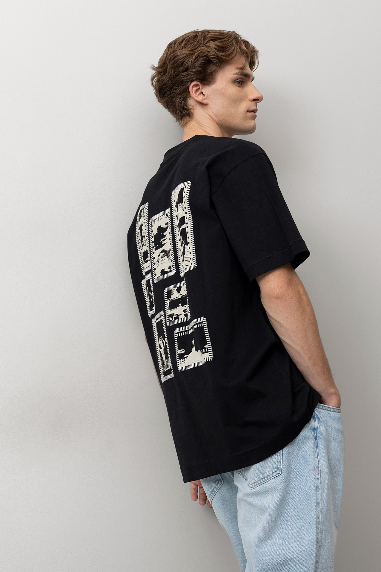 T-shirt Relaxed Preta