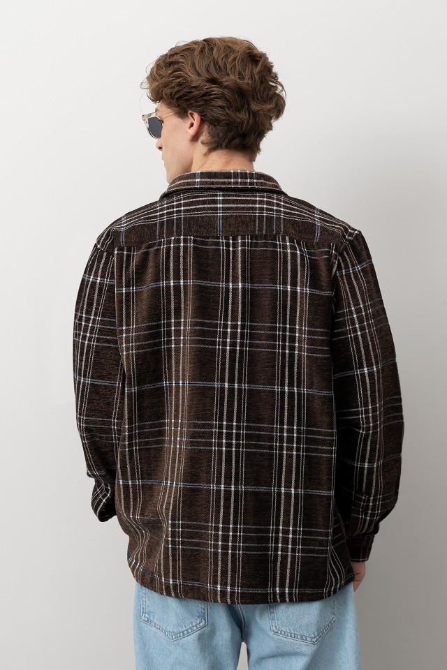 Camisa relaxed marrón Camisa relaxed marrón