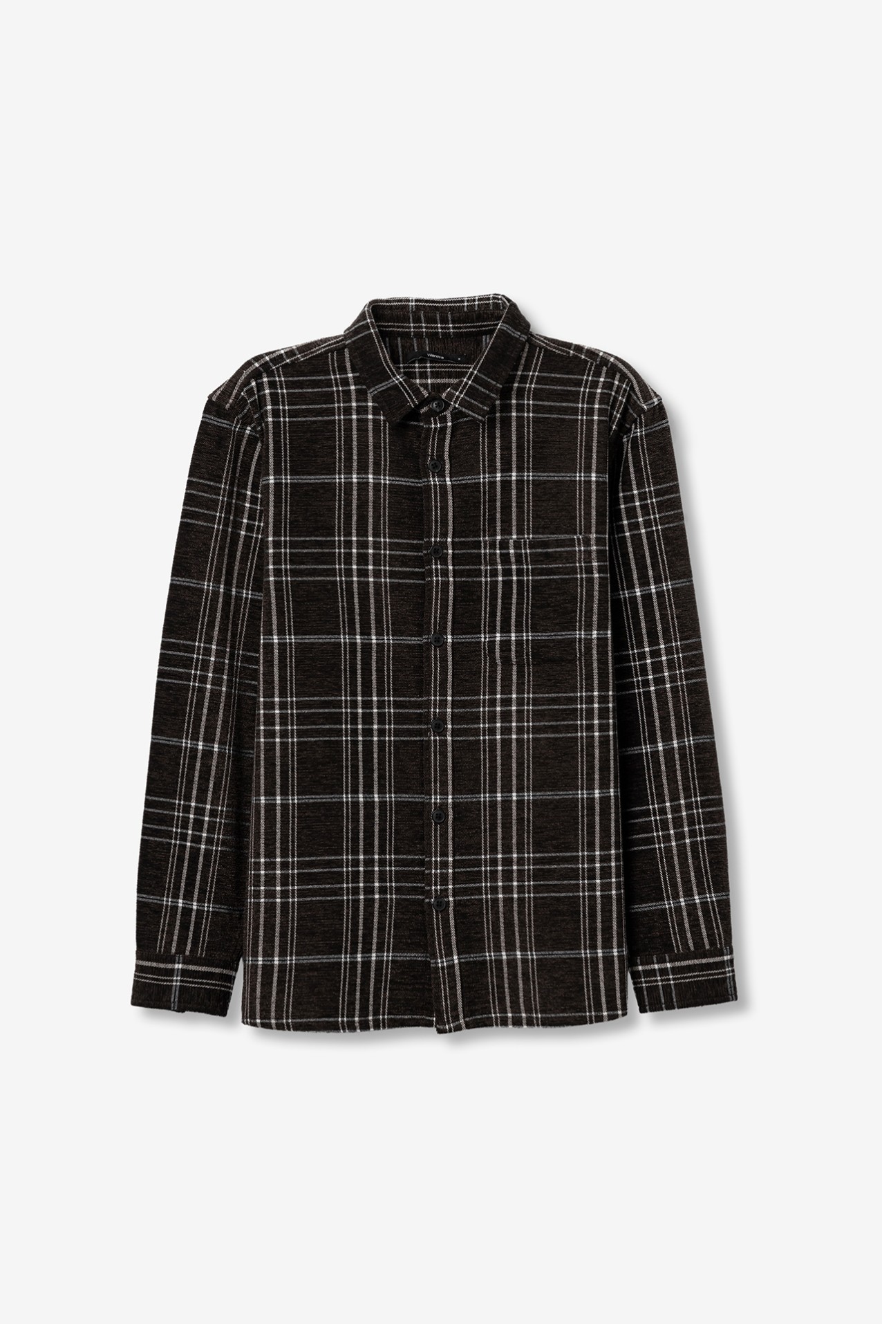 Camisa relaxed marrn