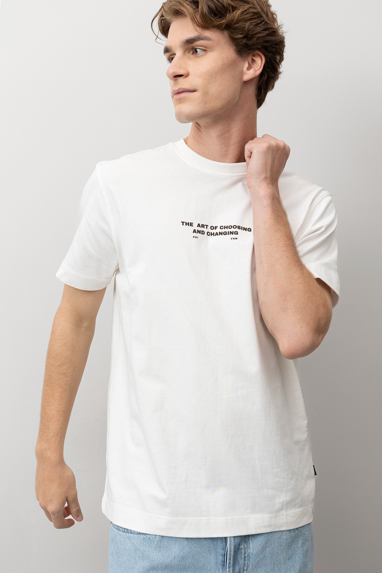 T-shirt Regular Bege