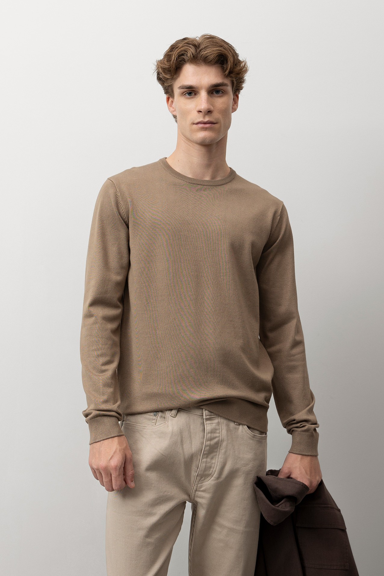 Camisola Tricotada Bege