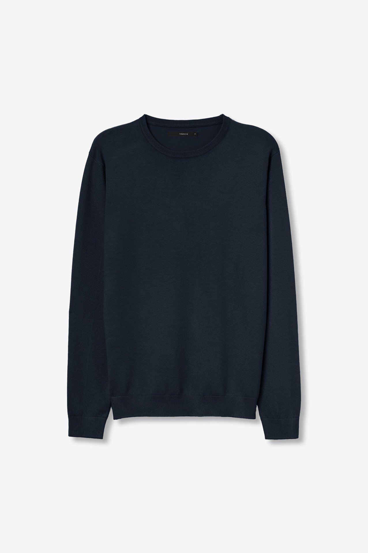 Camisola Tricotada Azul Marinho