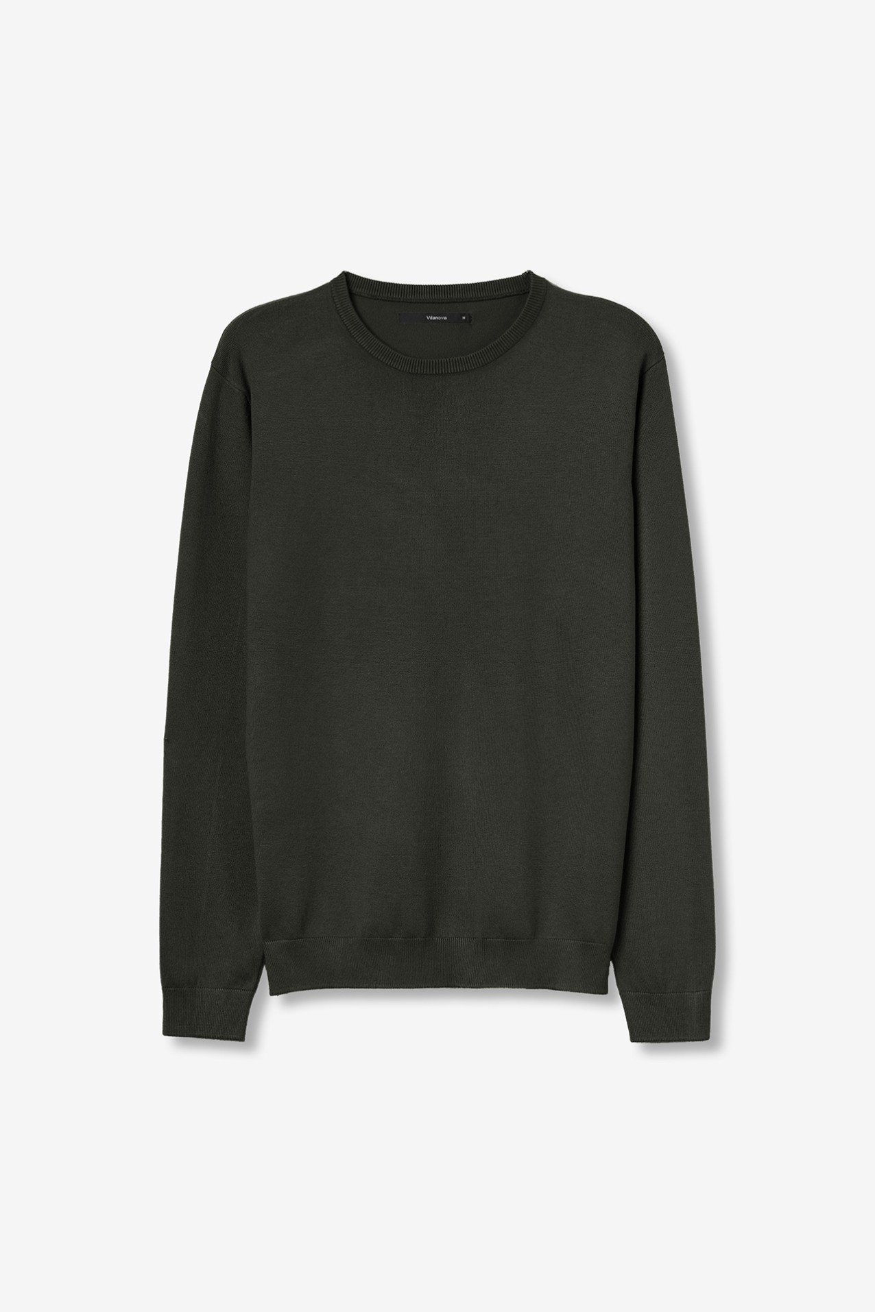 Camisola Tricotada Verde Regular