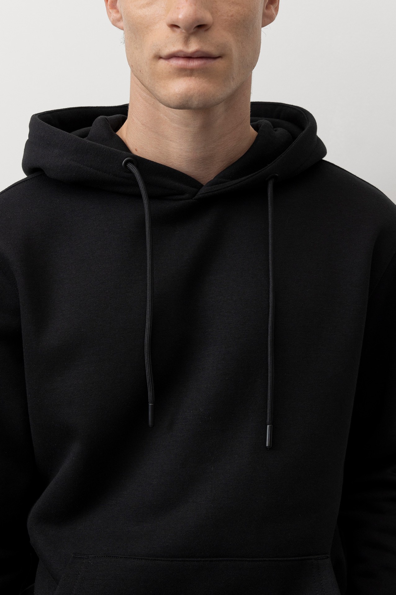 Black Regular Hoodie