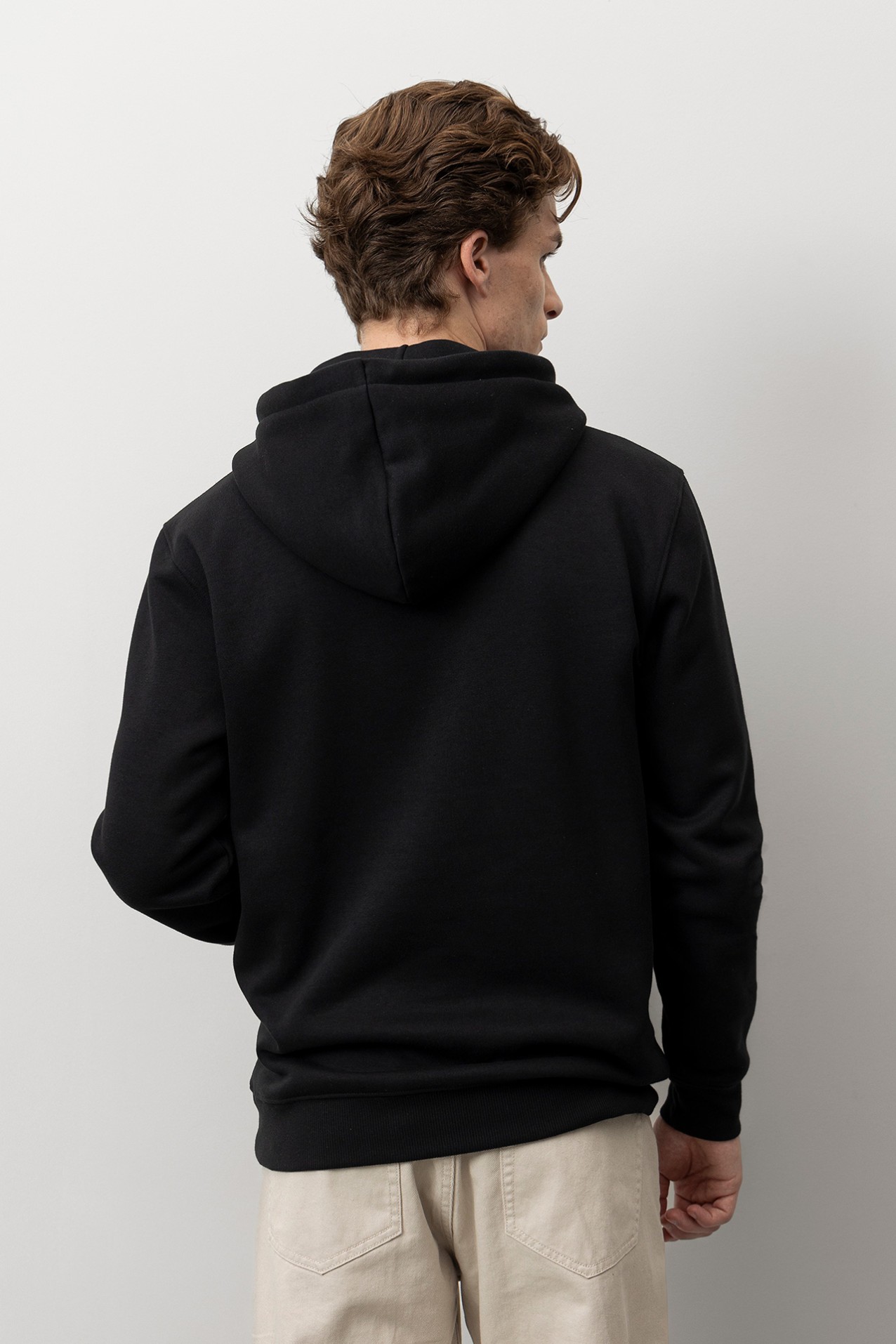 Black Regular Hoodie