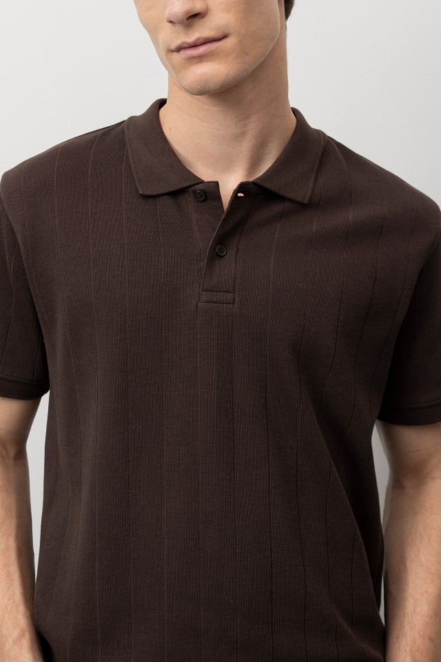 Brown Short Sleeve Polo Brown Short Sleeve Polo
