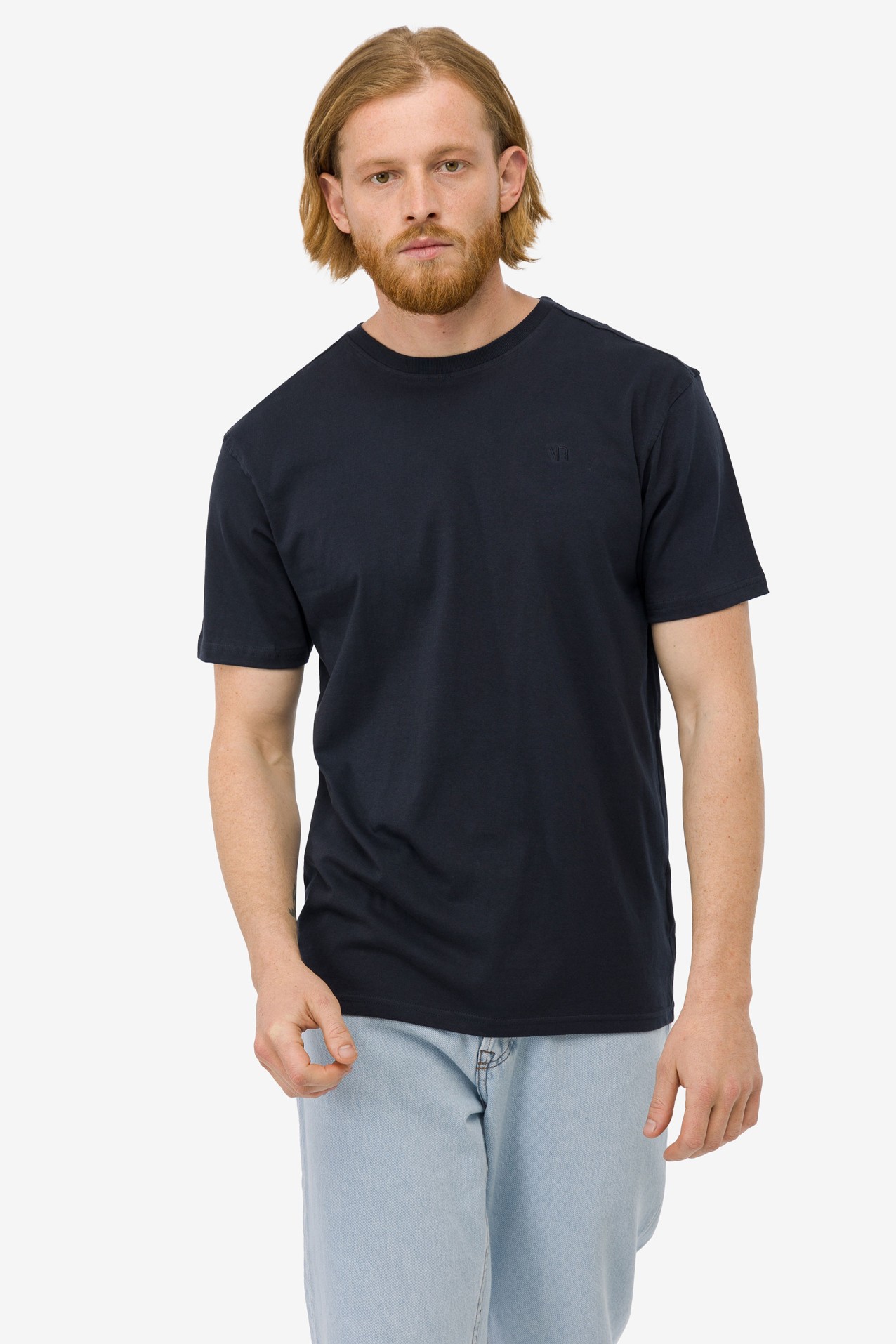 T-Shirt Regular com Logo Bordado