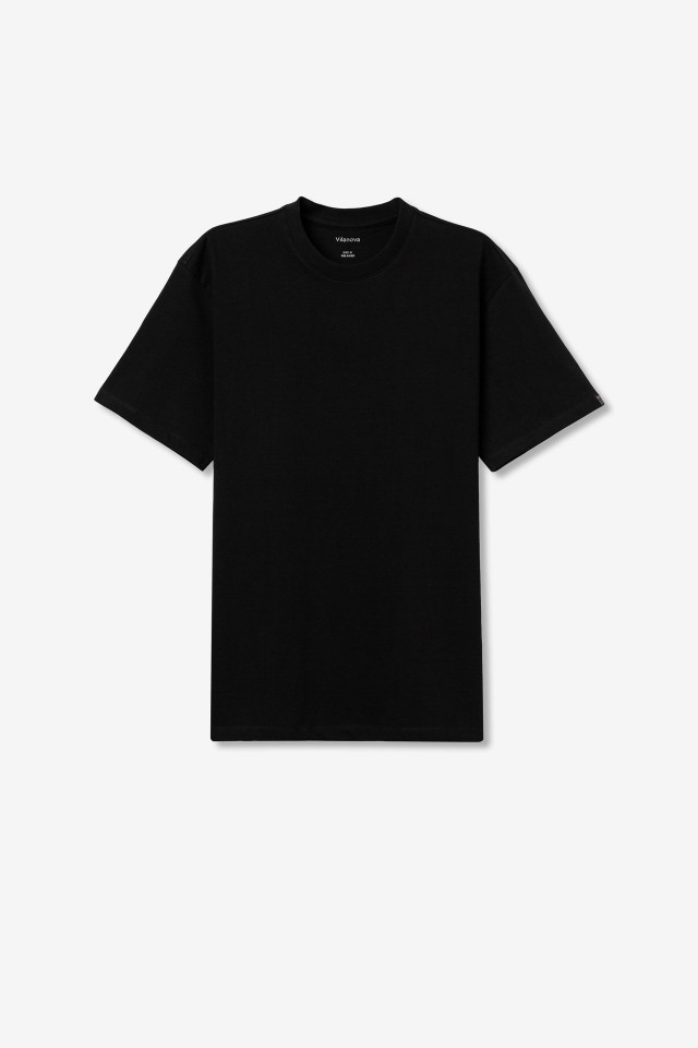 Camiseta Relaxed de Algodón con Parche Camiseta Relaxed de Algodón con Parche