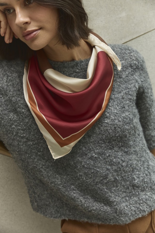 Printed Satin Bandana