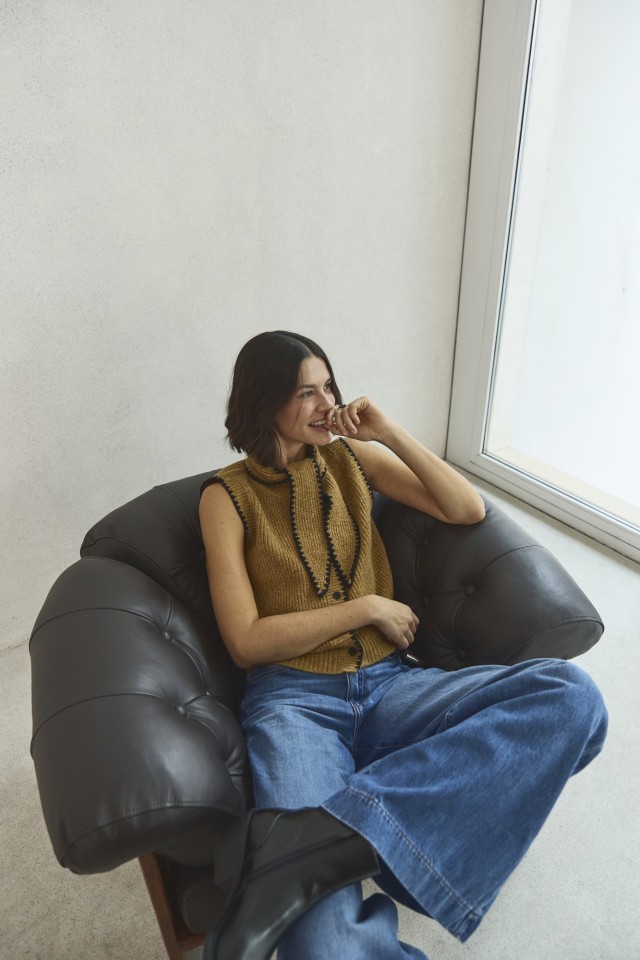 Wide-Leg Palazzo Jeans
