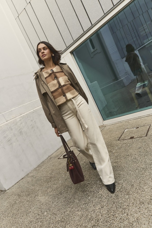 Jeans Wide Leg com Cinto