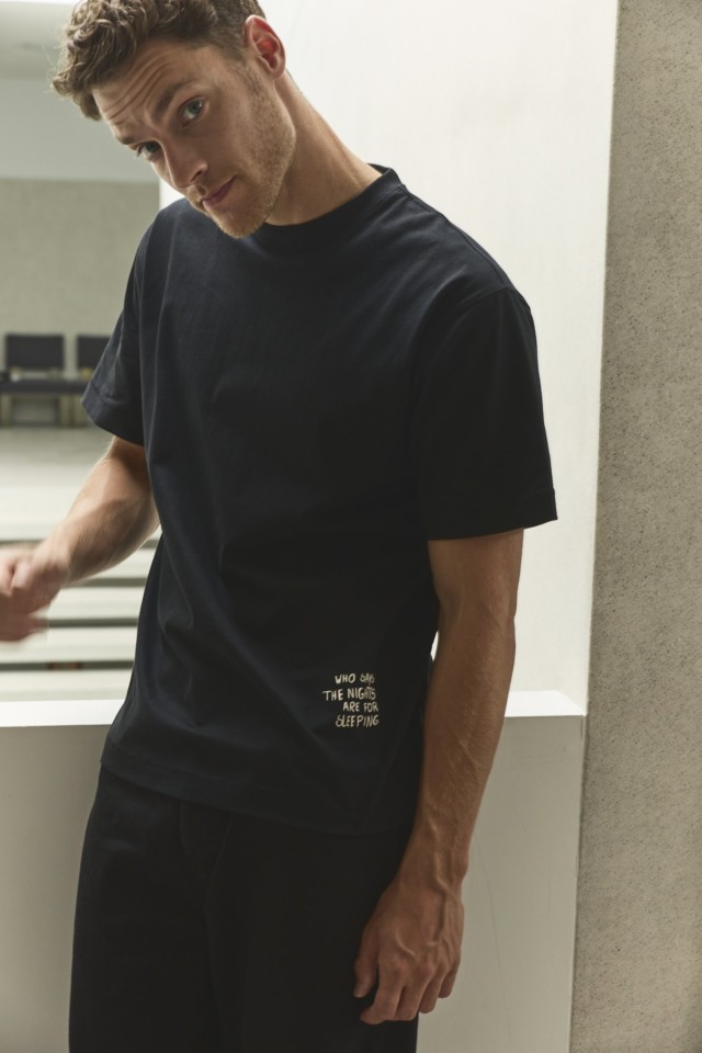 Black Graphic Relaxed T-Shirt