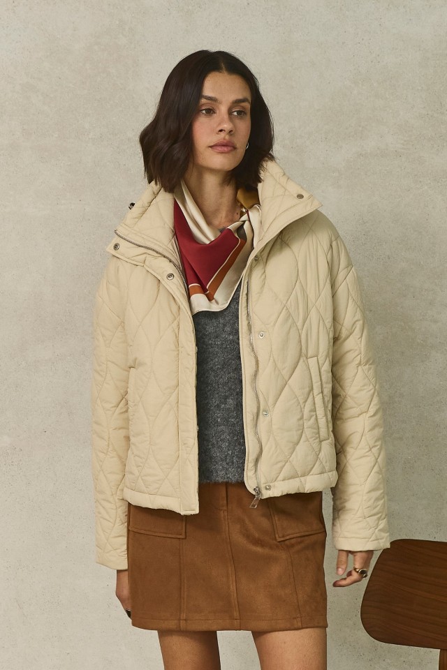Casaco Acolchoado Oversized