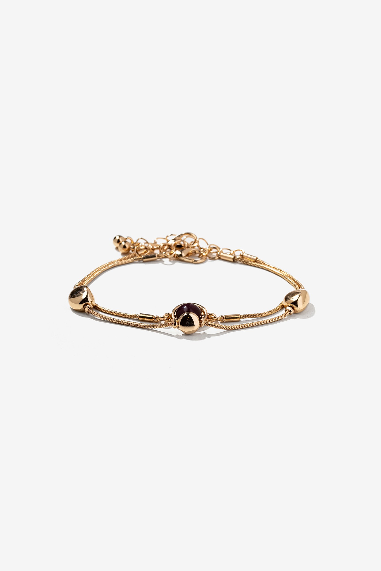 Pulsera dorada elegante
