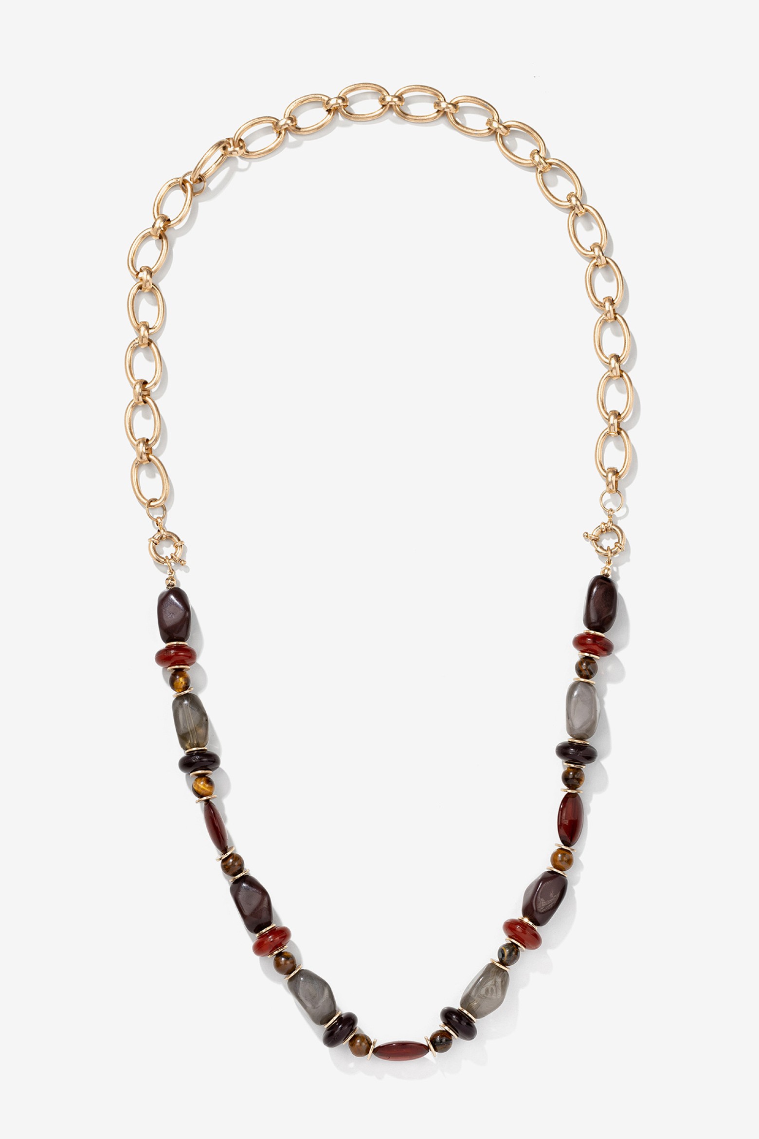Gold-Tone Beaded Necklace