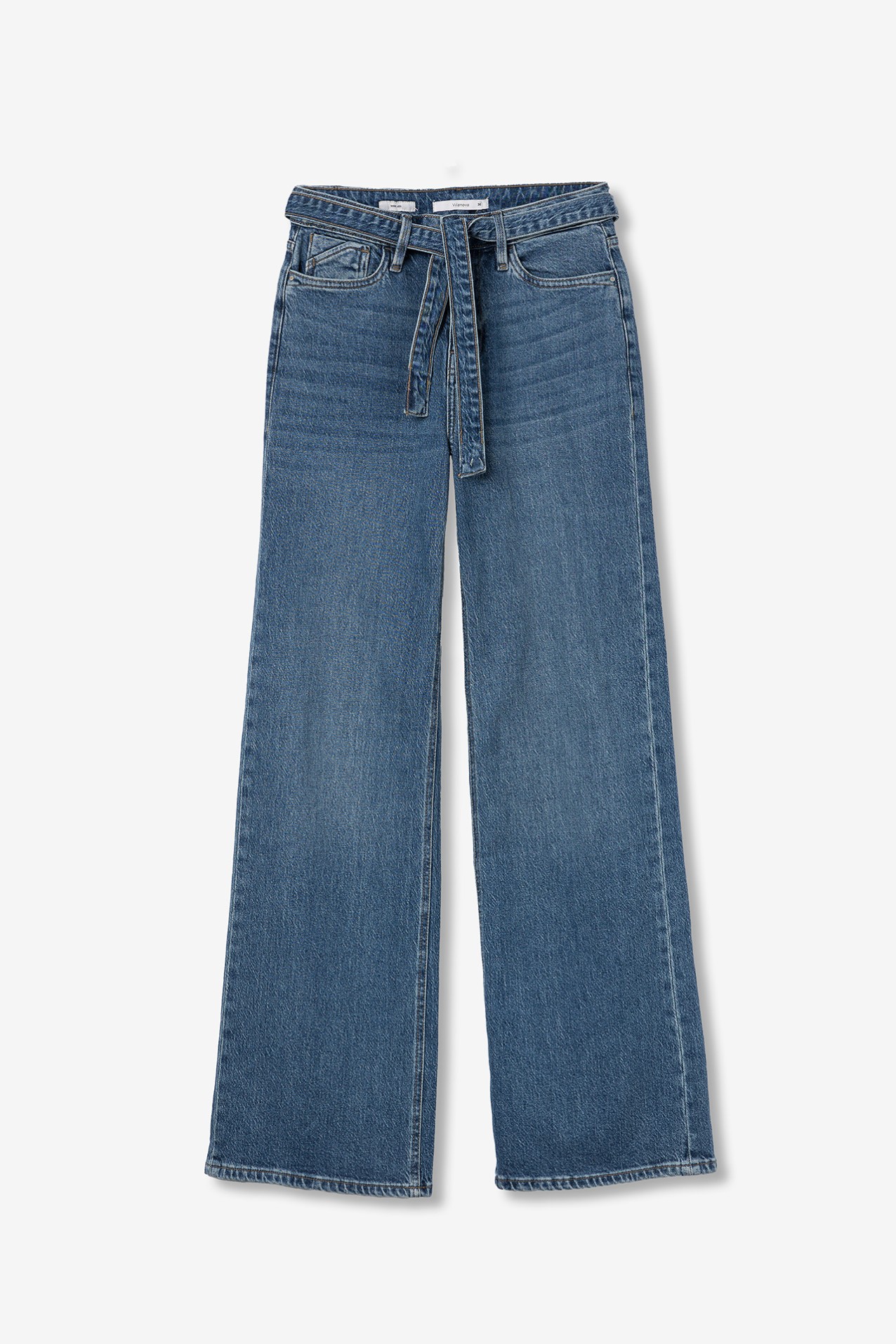 Seoul Wide Leg Jeans with Belt