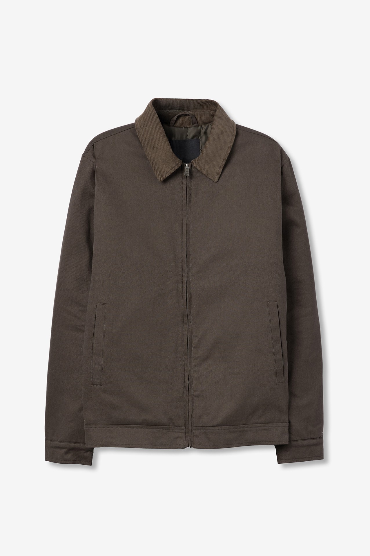 Casaco curto castanho