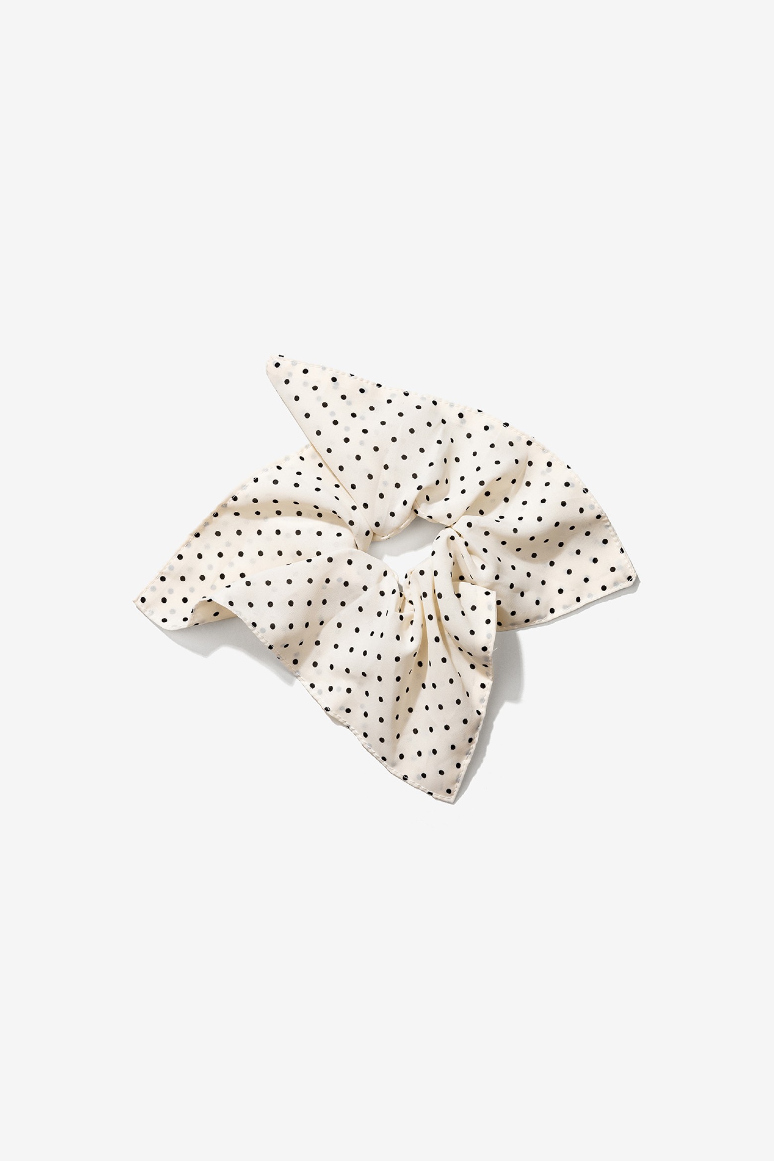 Polka Dot Hair Scrunchie
