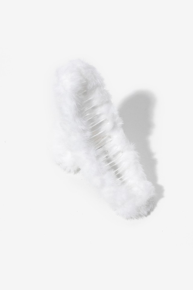 Pinza de pelo blanca Pinza de pelo blanca