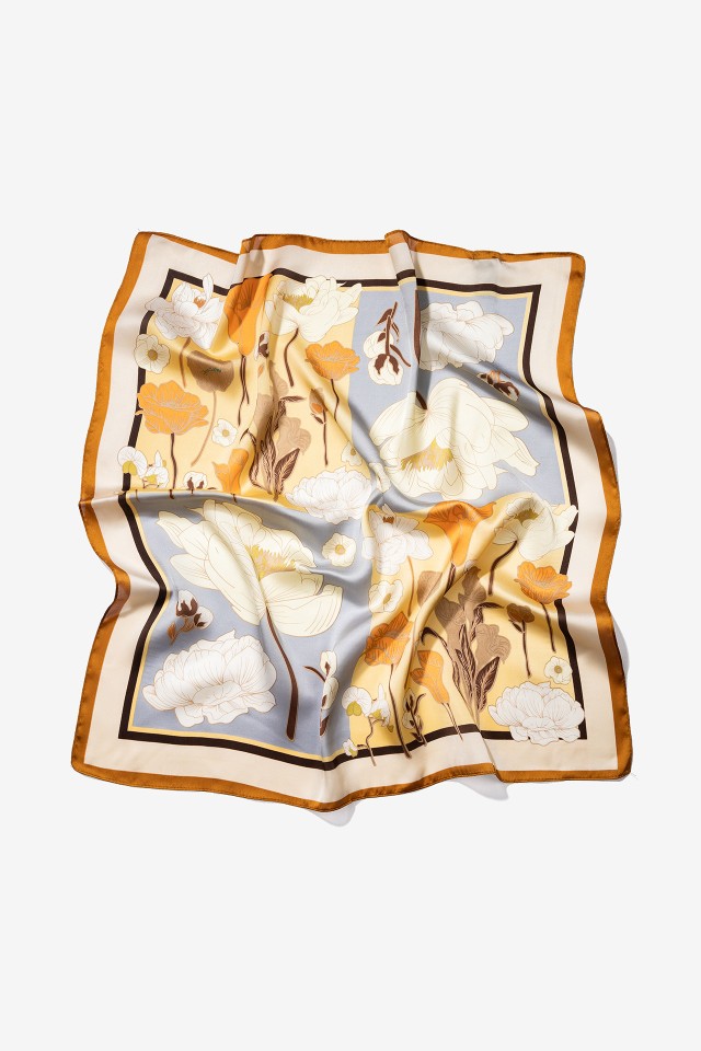 Len�o Floral Amarelo