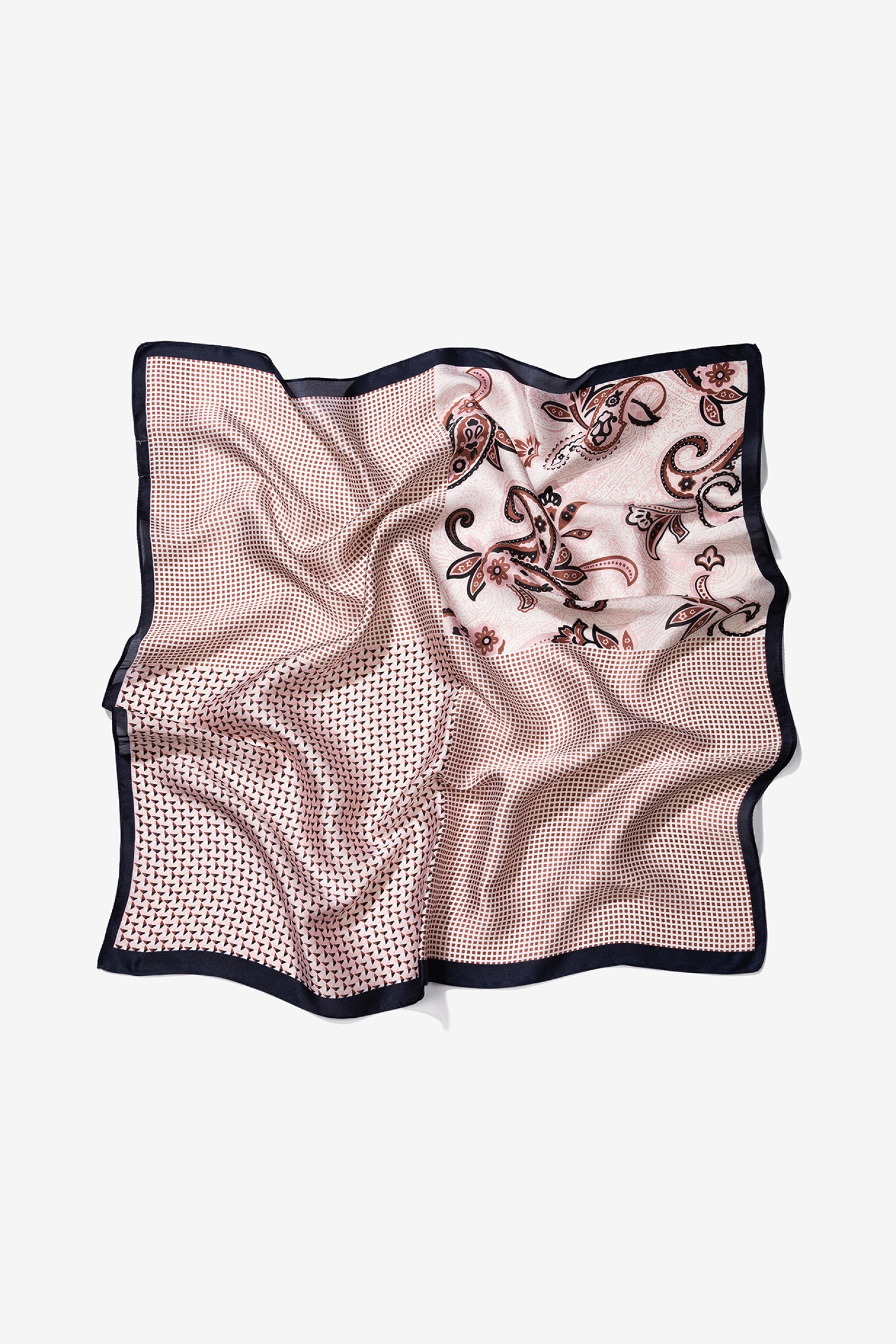 Geometric Floral Bandana