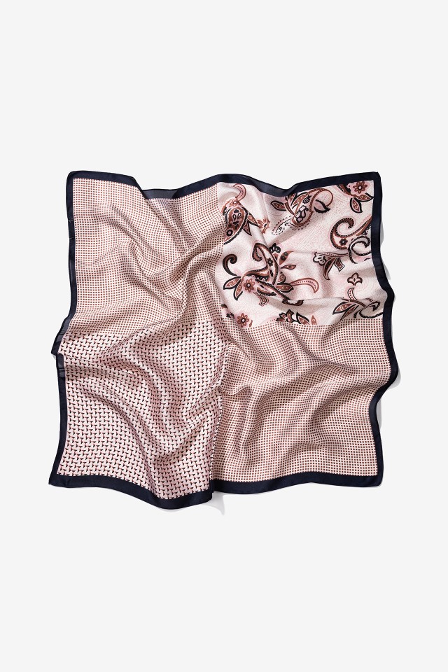 Geometric Floral Bandana