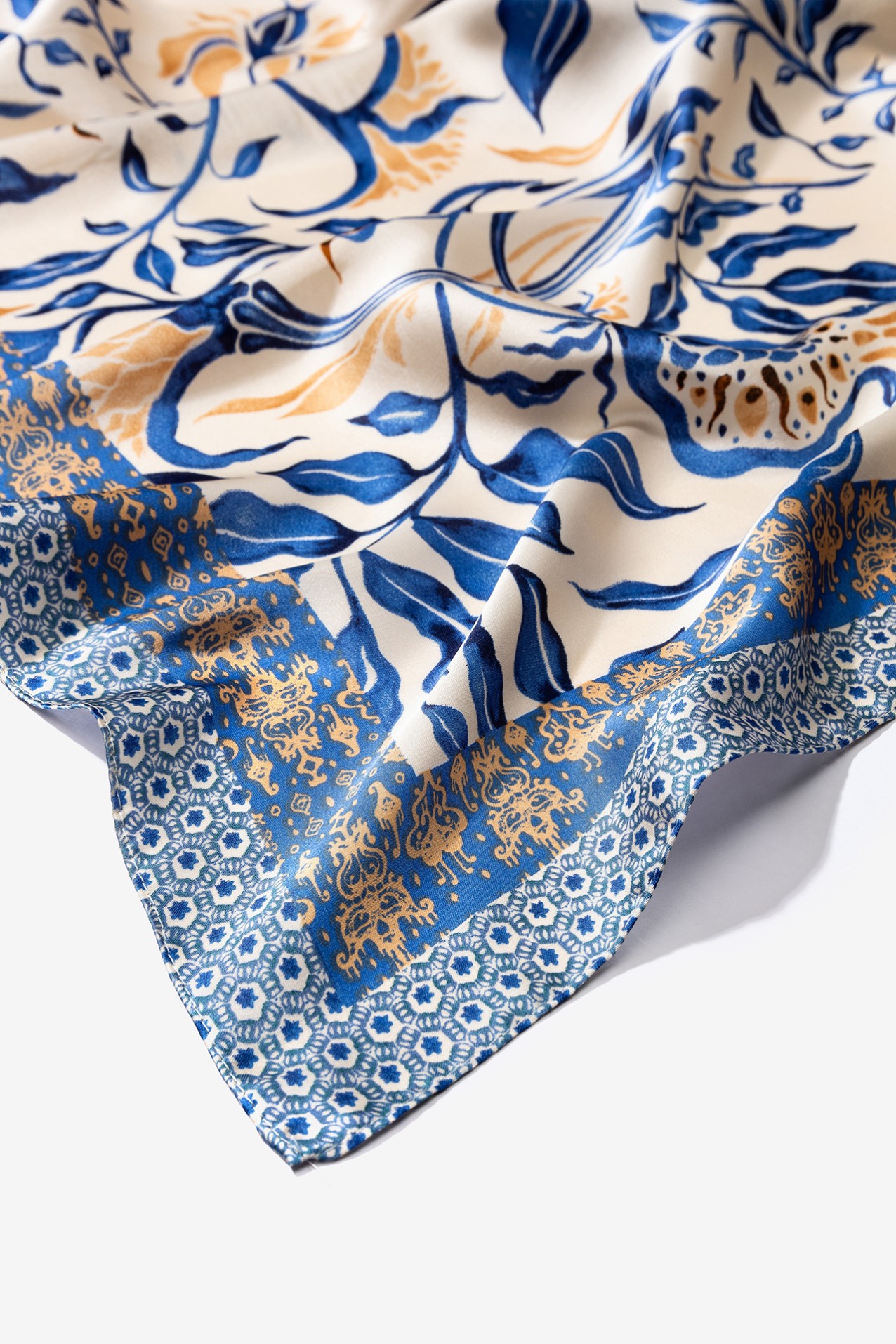 Bandana Floral Azul