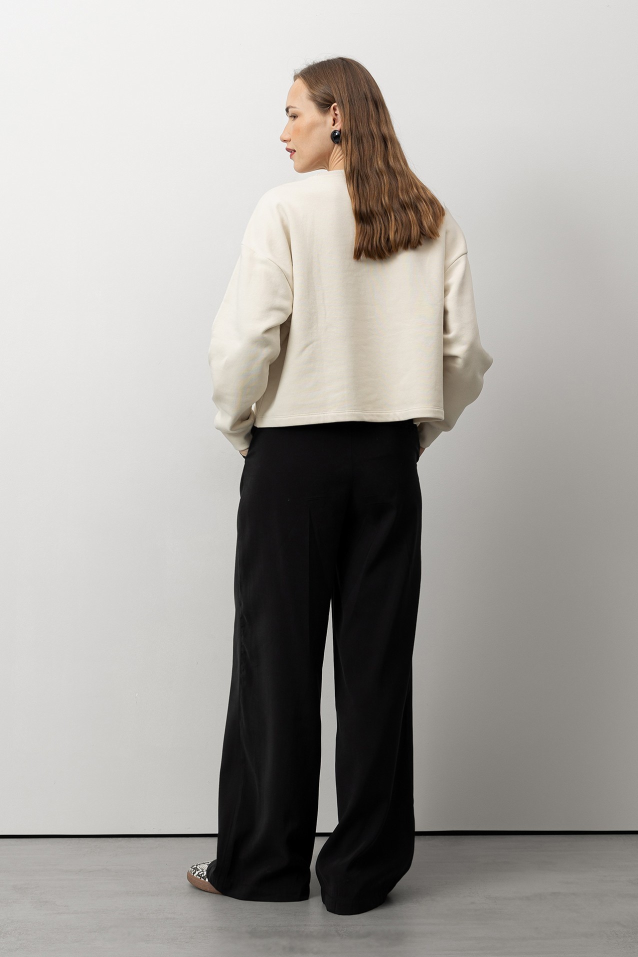 Calas Pretas Wide Leg