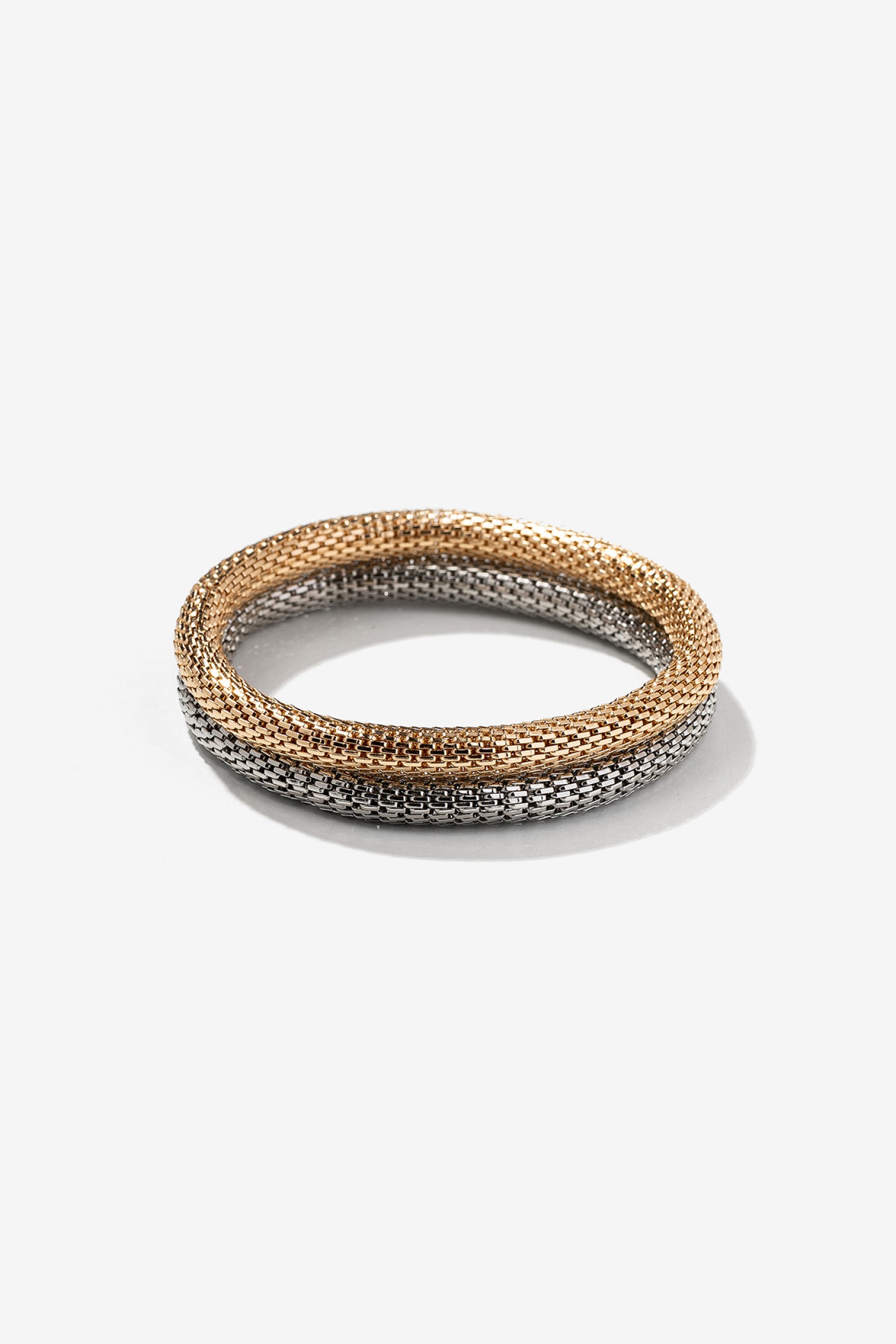 Pulseira Dourada e Prateada