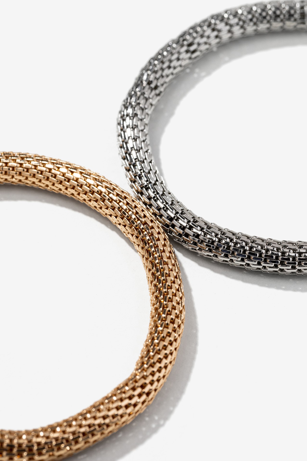 Pulseira Dourada e Prateada