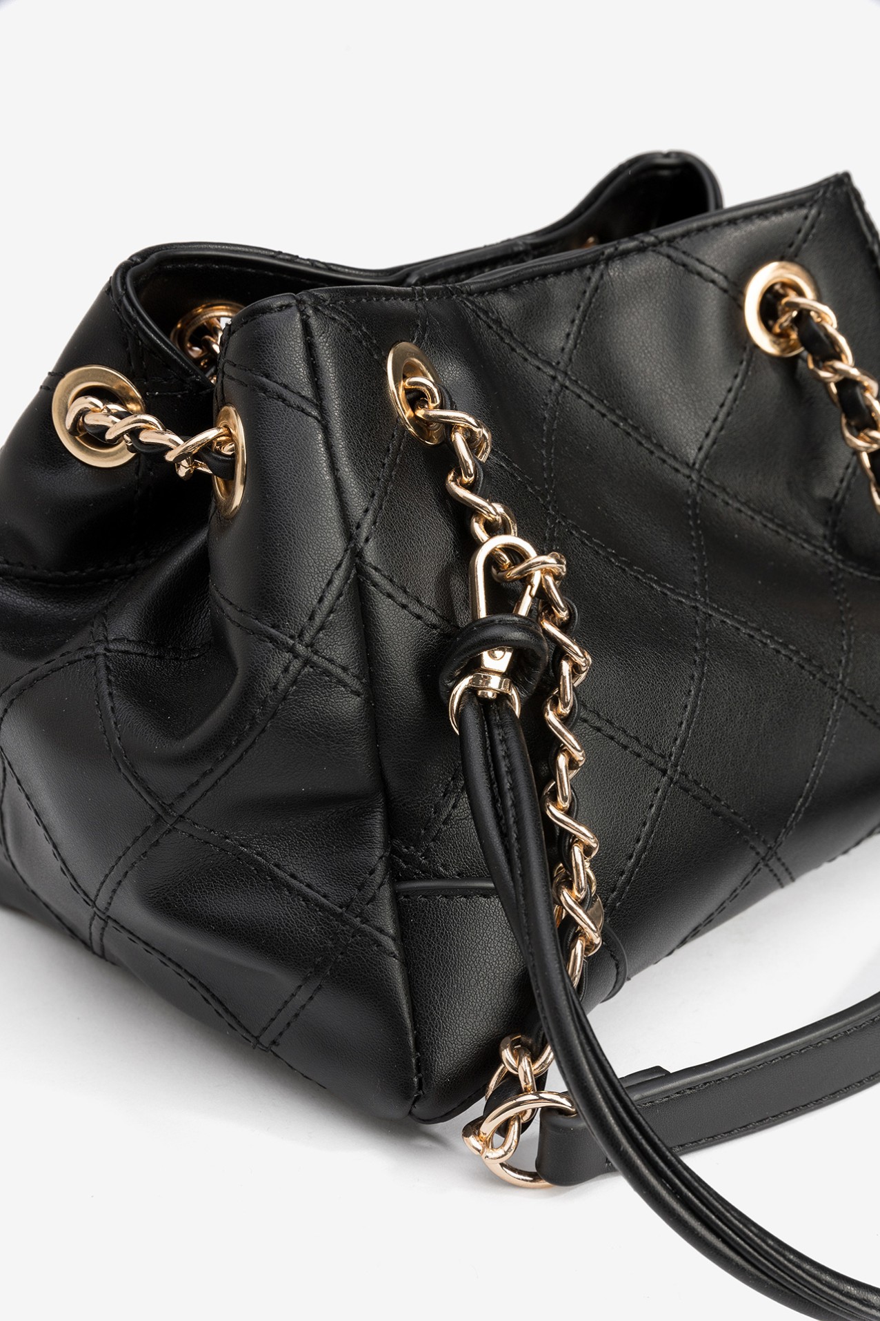 Black Quilted Handbag