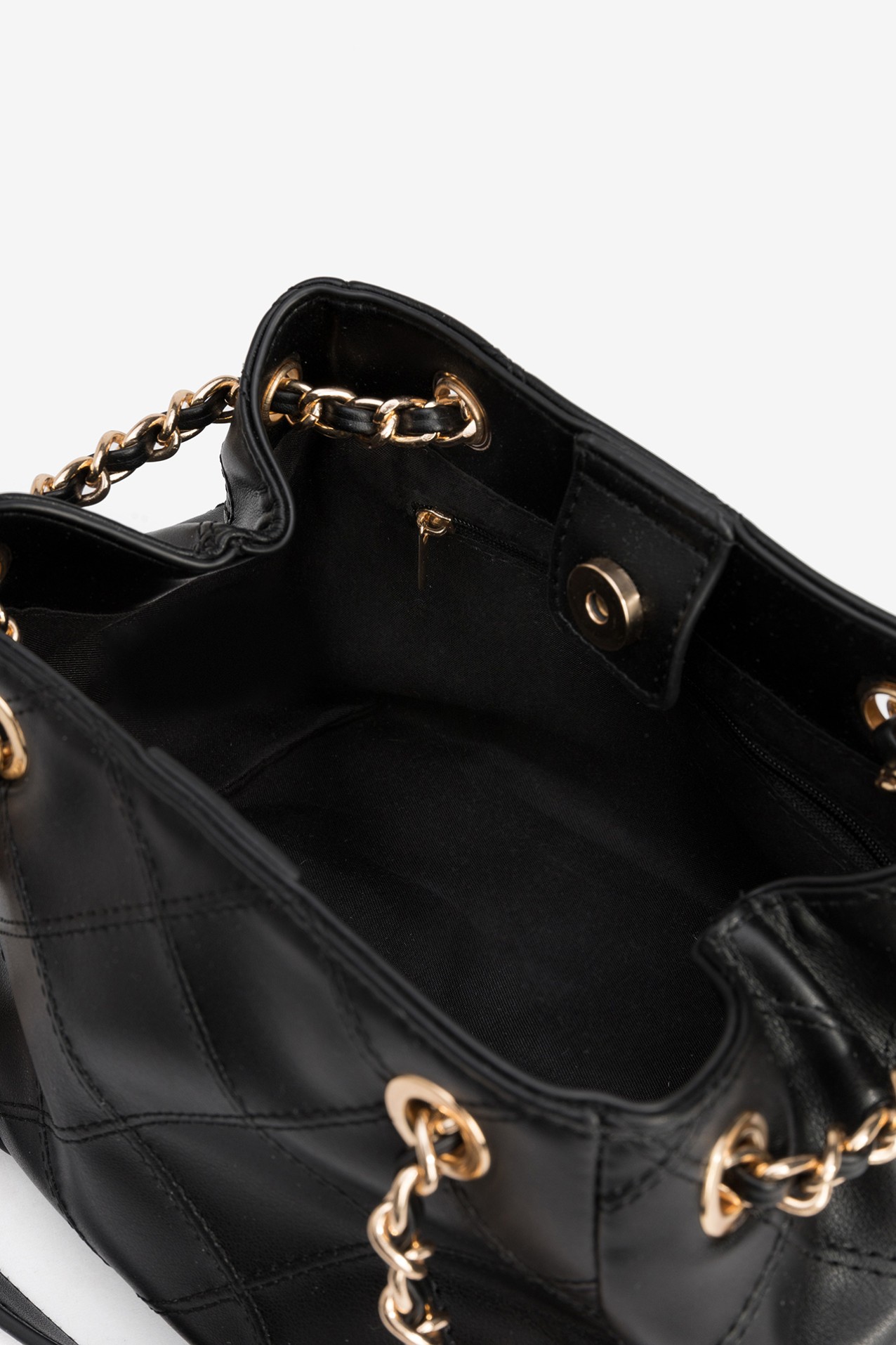 Black Quilted Handbag