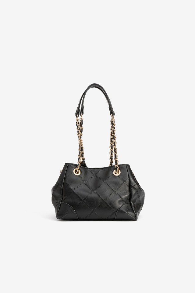 Black Quilted Handbag