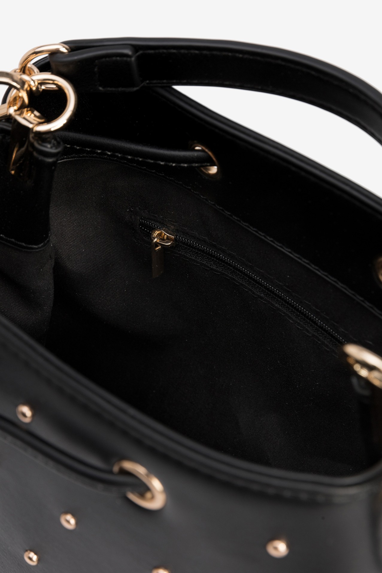 Black Studded Handbag