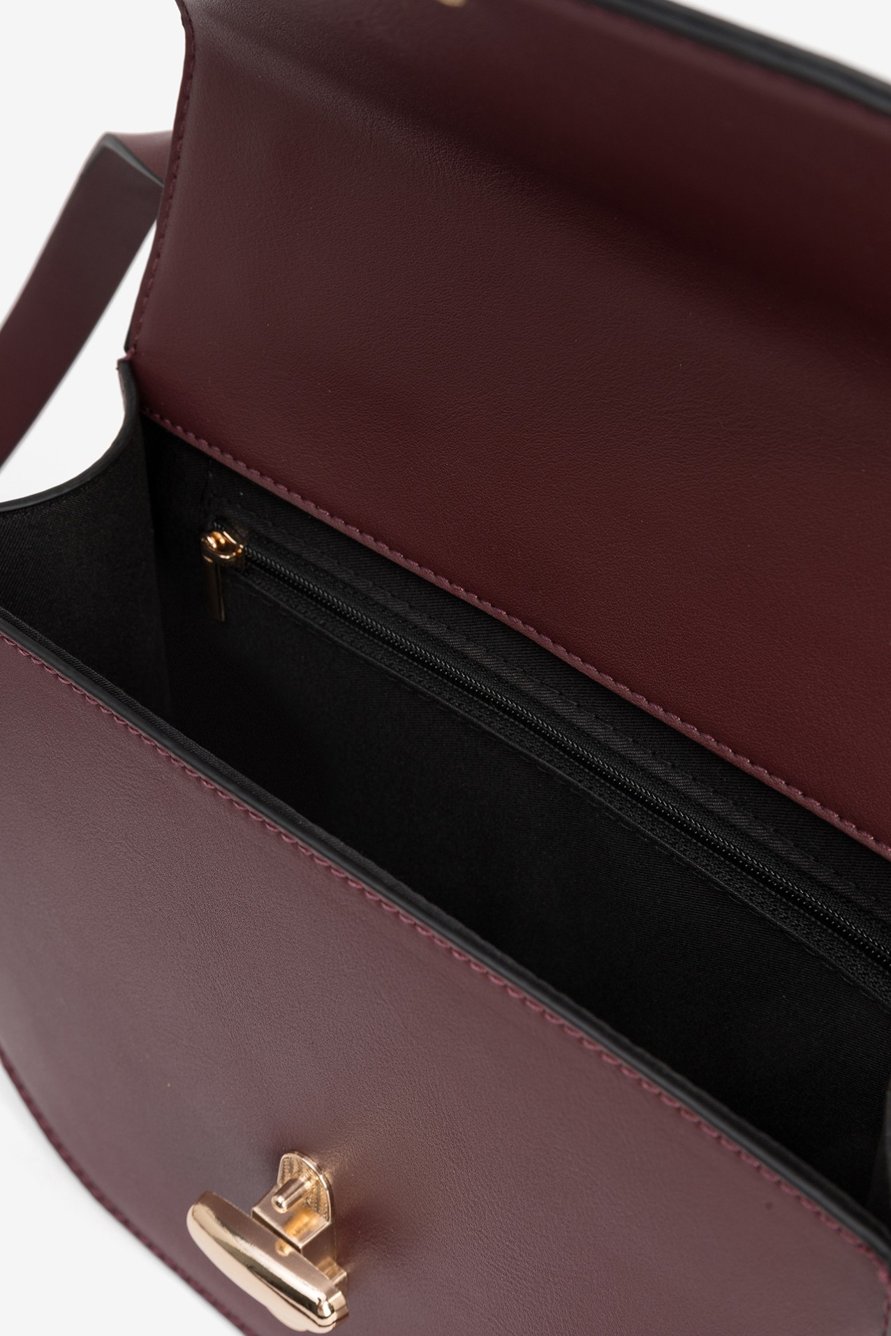 Carteira Elegante Cor-de-Vinho