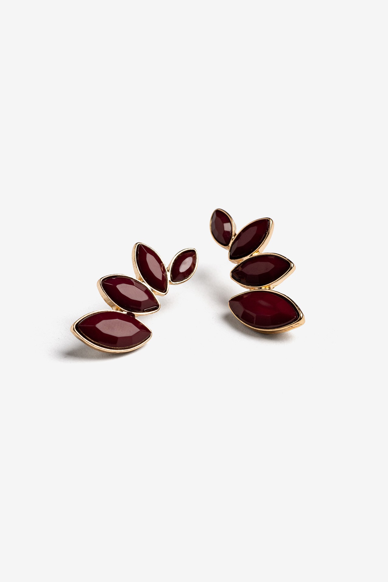 Red Gemstone Earrings