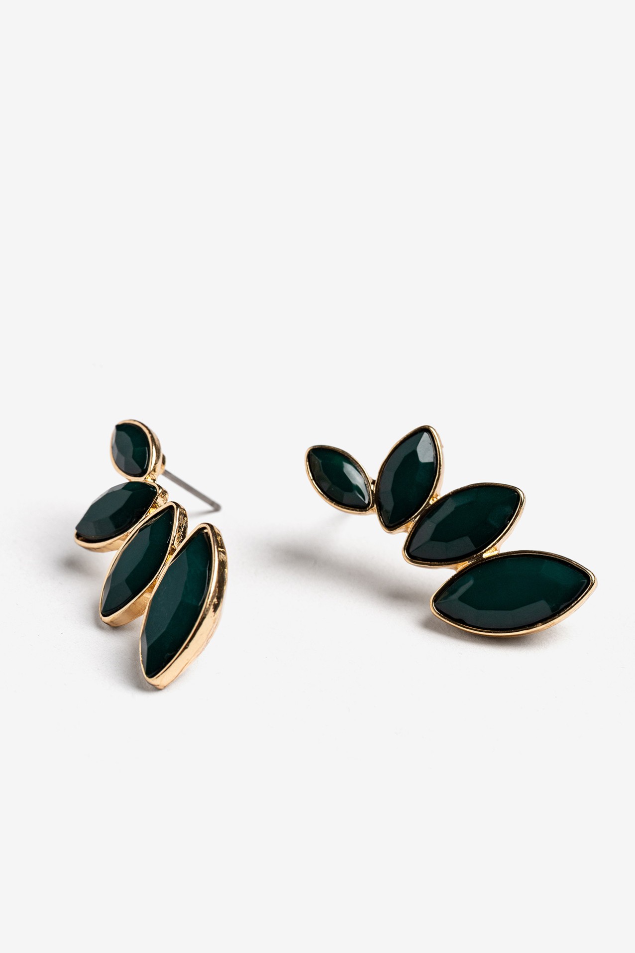 Green Gemstone Earrings