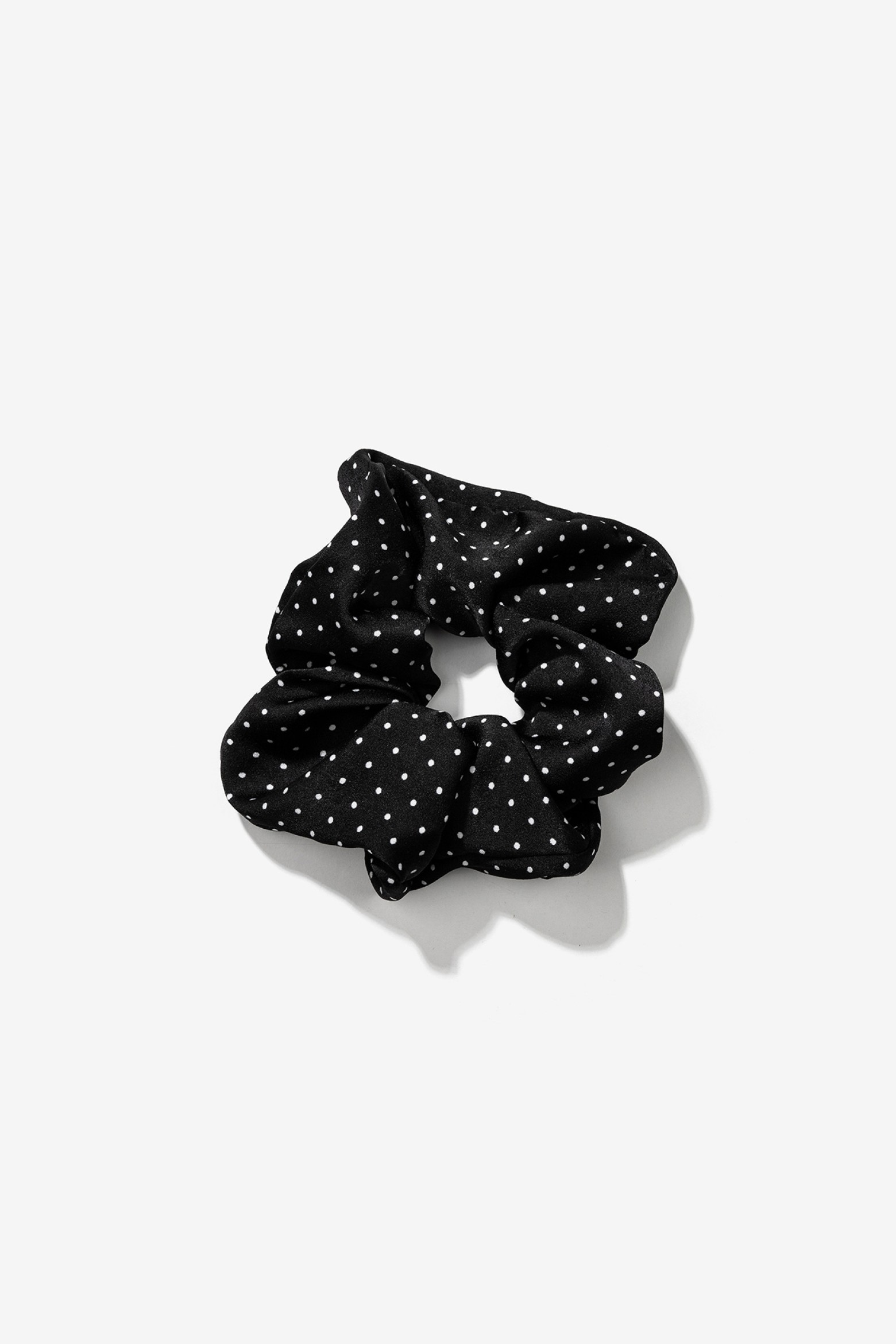 Black Polka Dot Hair Tie