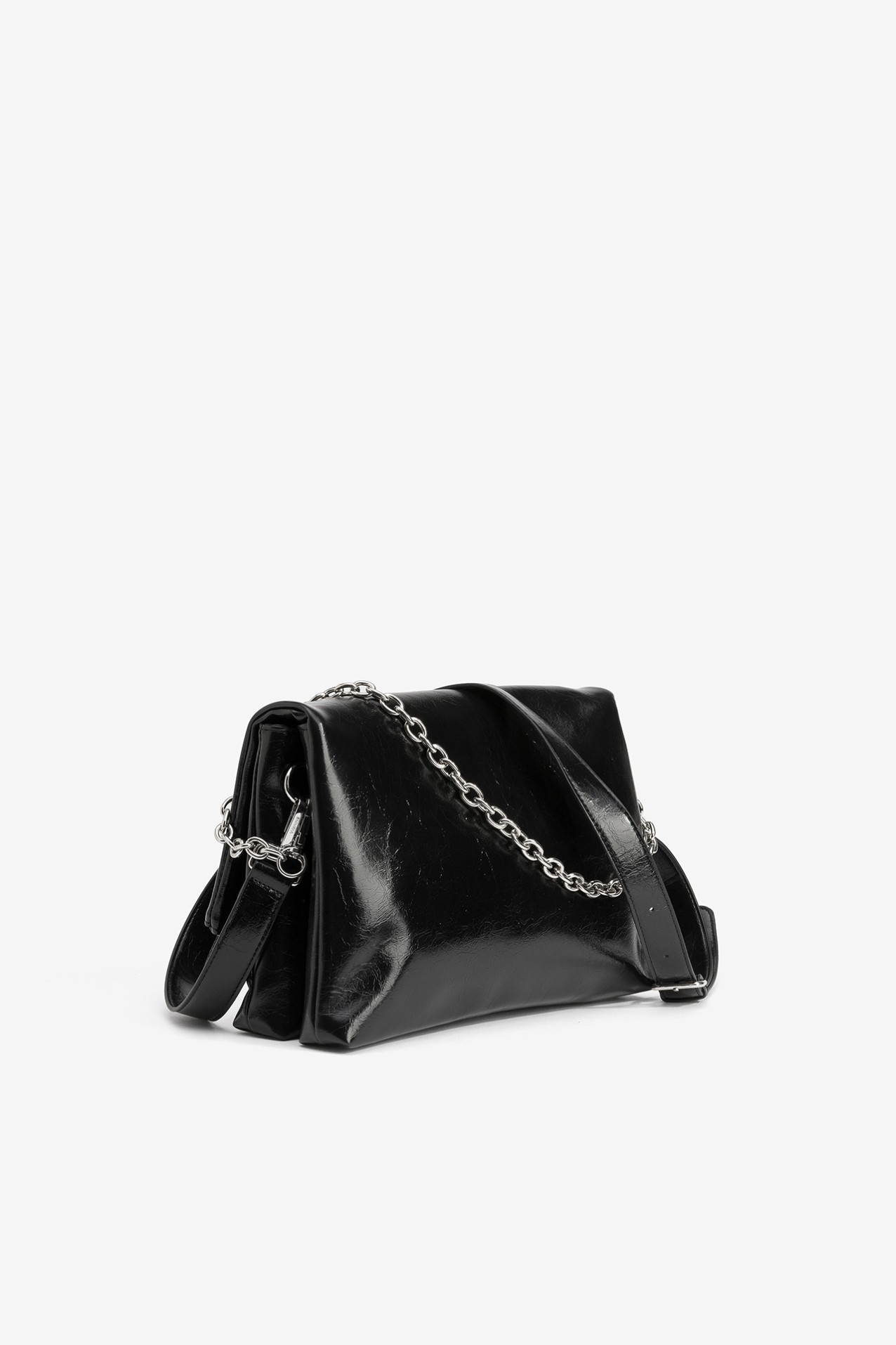 Sleek Black Chain Wallet