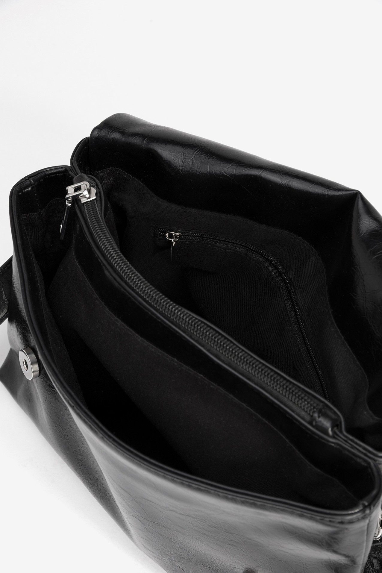 Sleek Black Chain Wallet