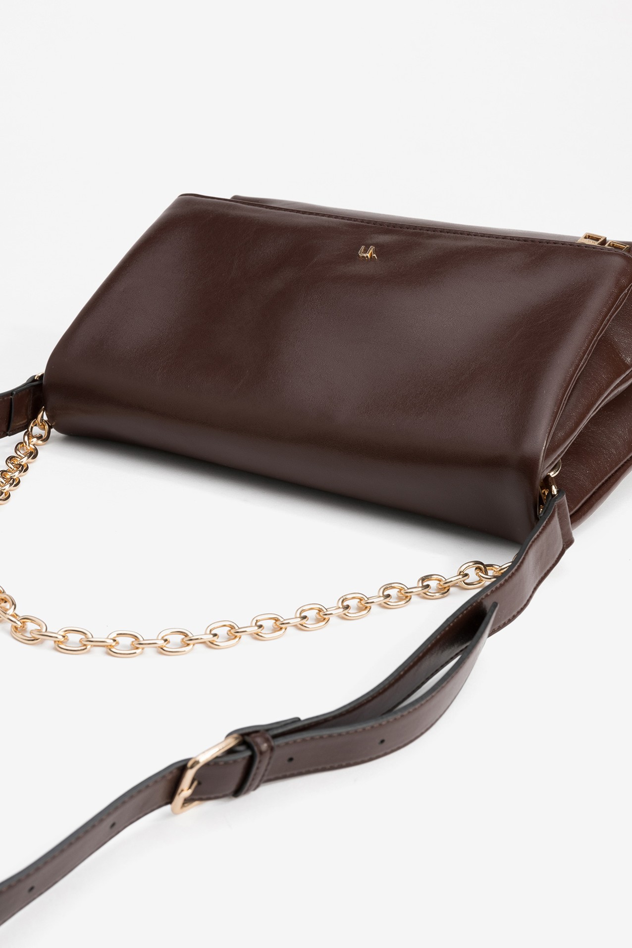 Brown Leather Crossbody Bag