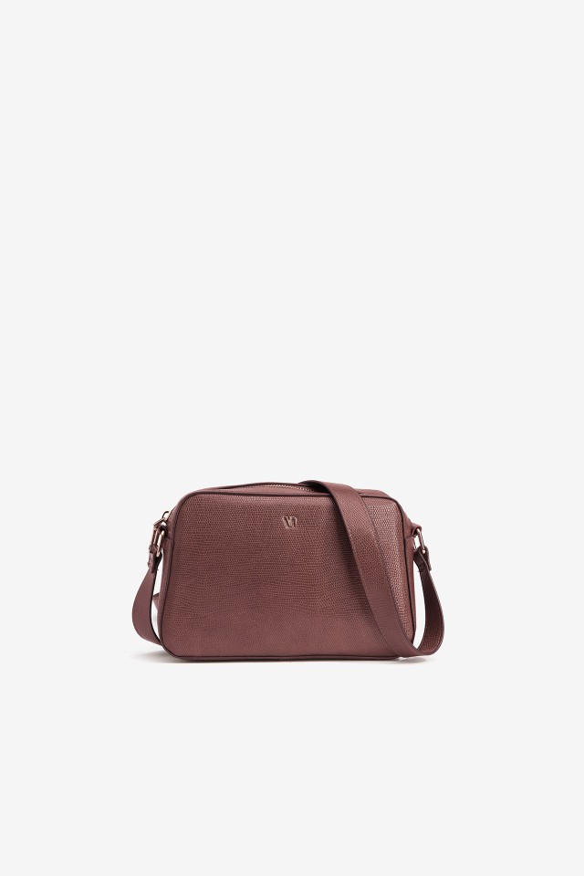 Chic Burgundy Crossbody Bag