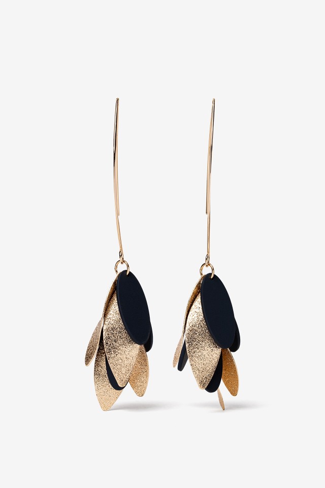 Gold Leaf Earrings