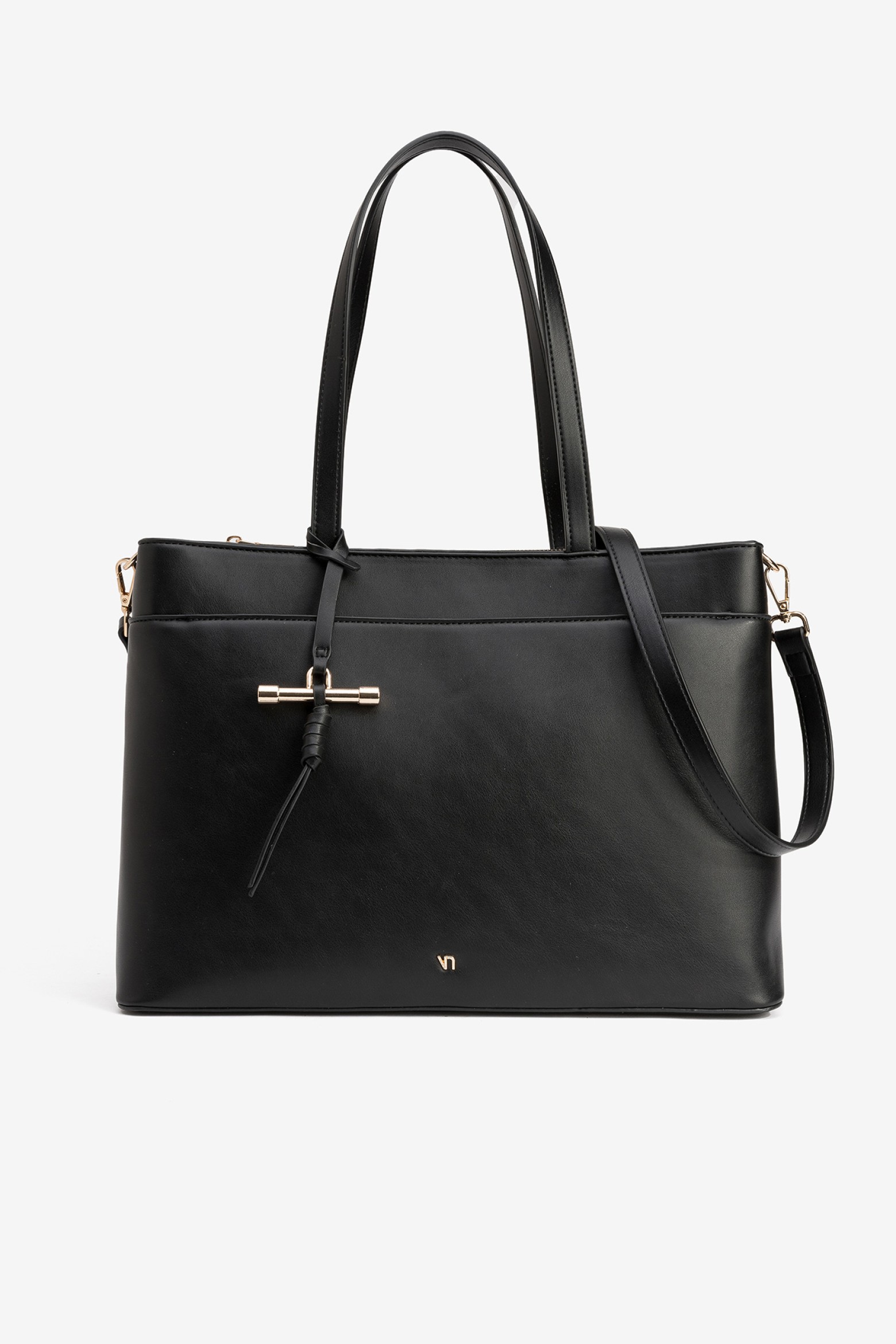 Sleek Black Handbag