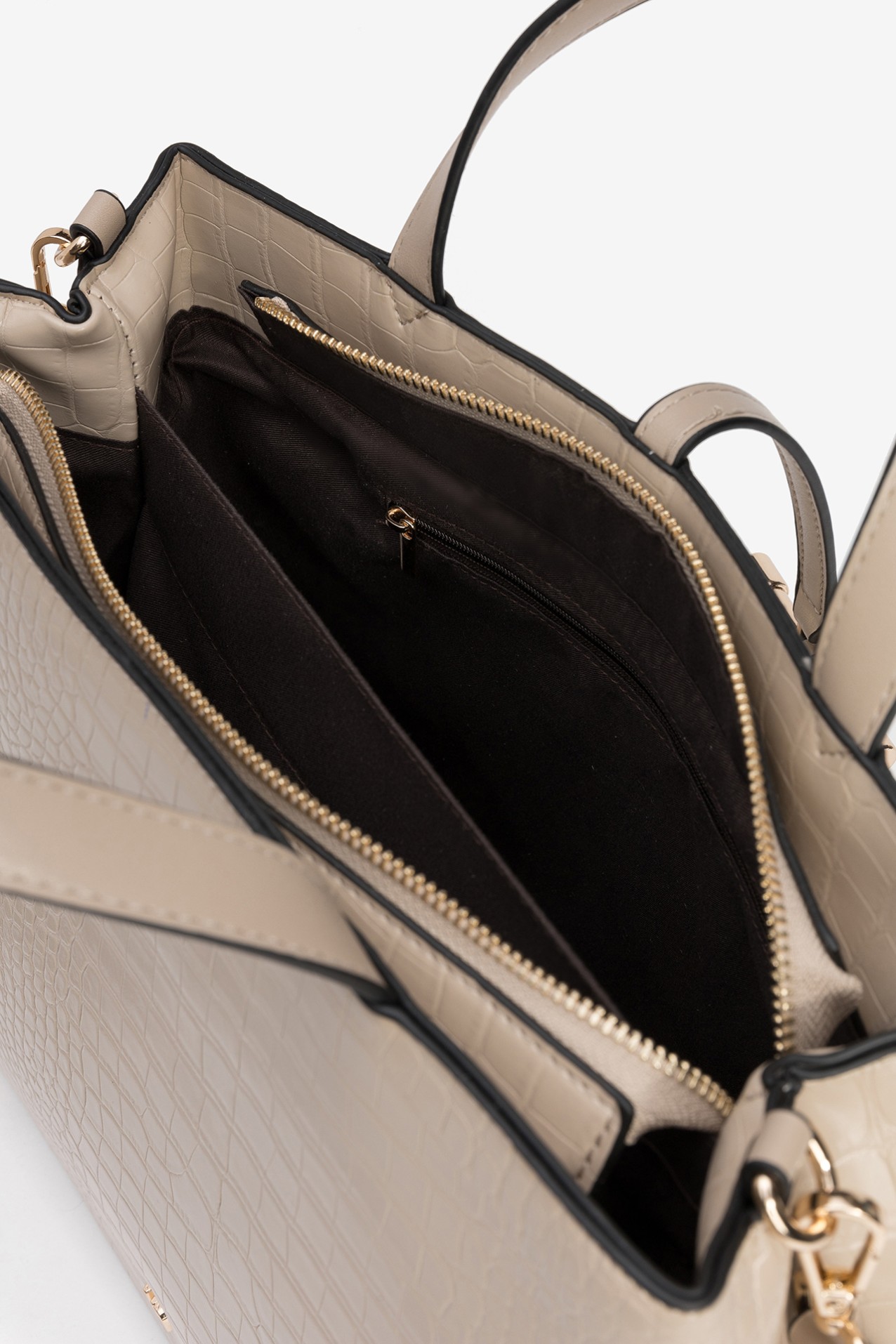 Carteira Bege Elegante