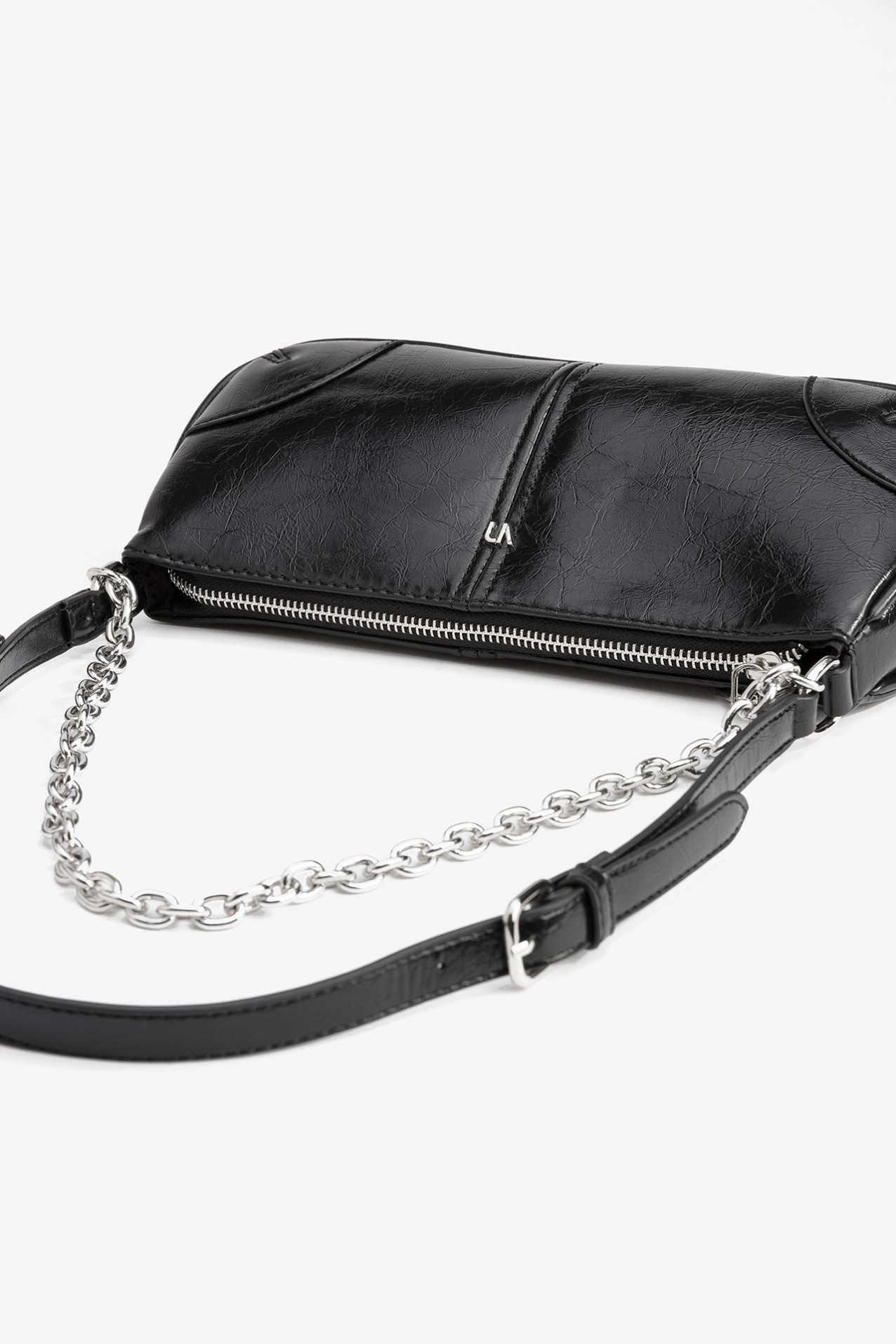 Sleek Black Shoulder Bag